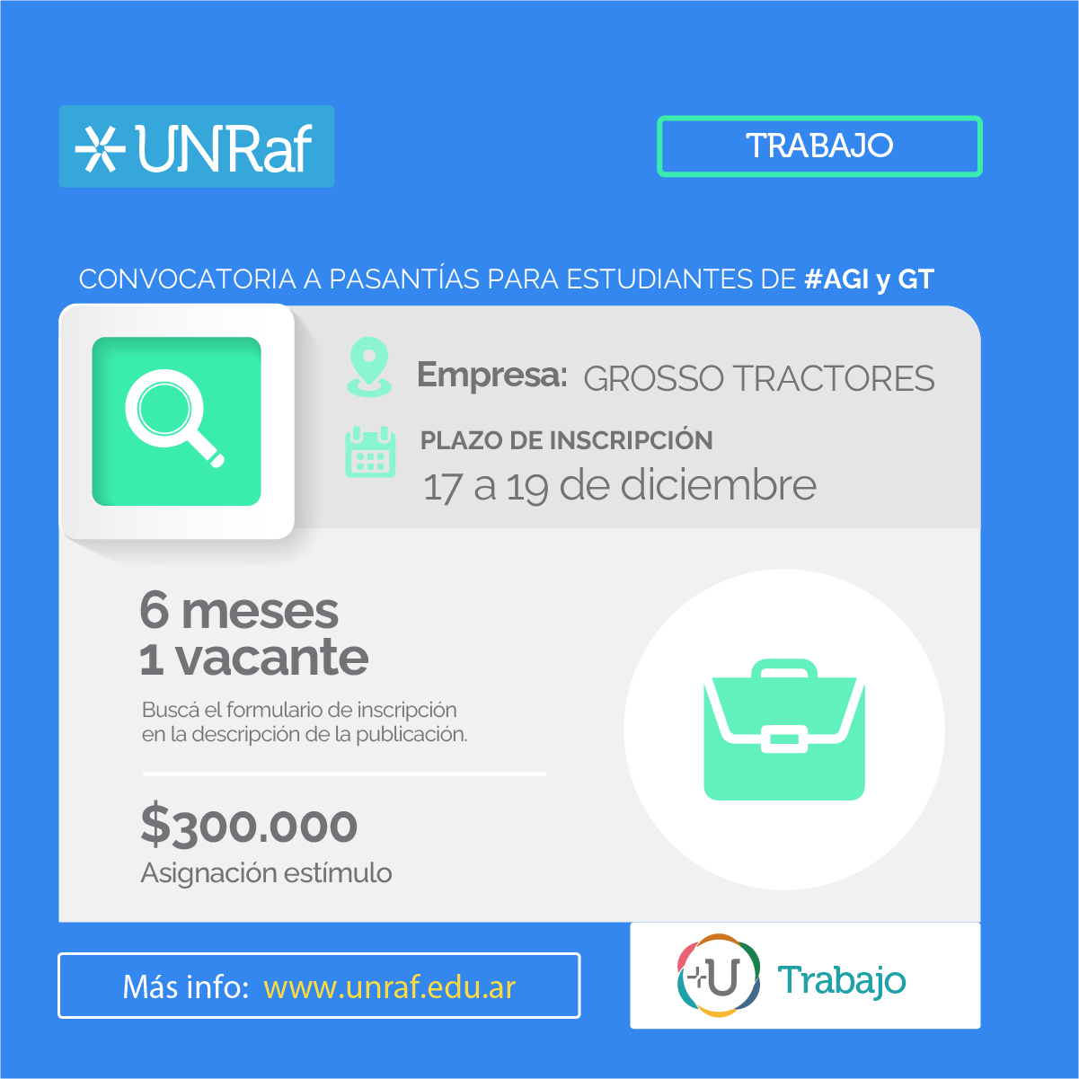 1. GROSSO TRACTORES FLYER BECAS PASANTIAS TRABAJO 2