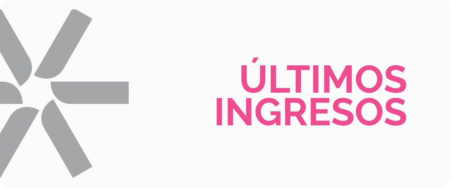 Últimos Ingresos