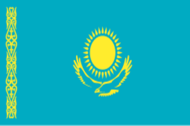 bandera kazajistán