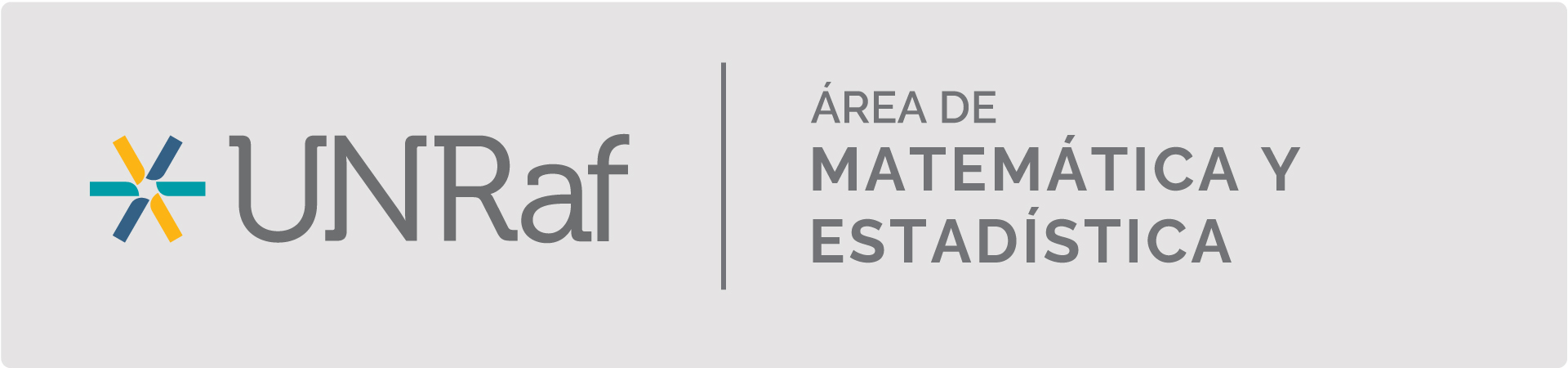 Área Matemática y Estadística